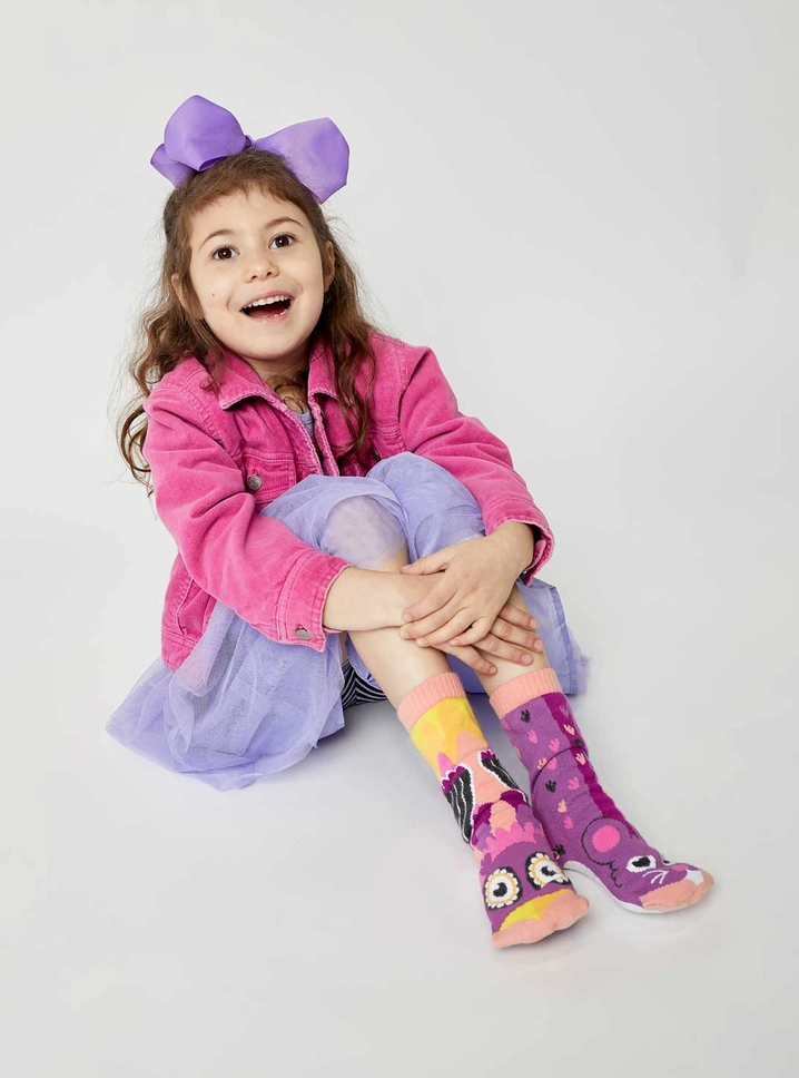 Pals Kids Socks Owl Mouse