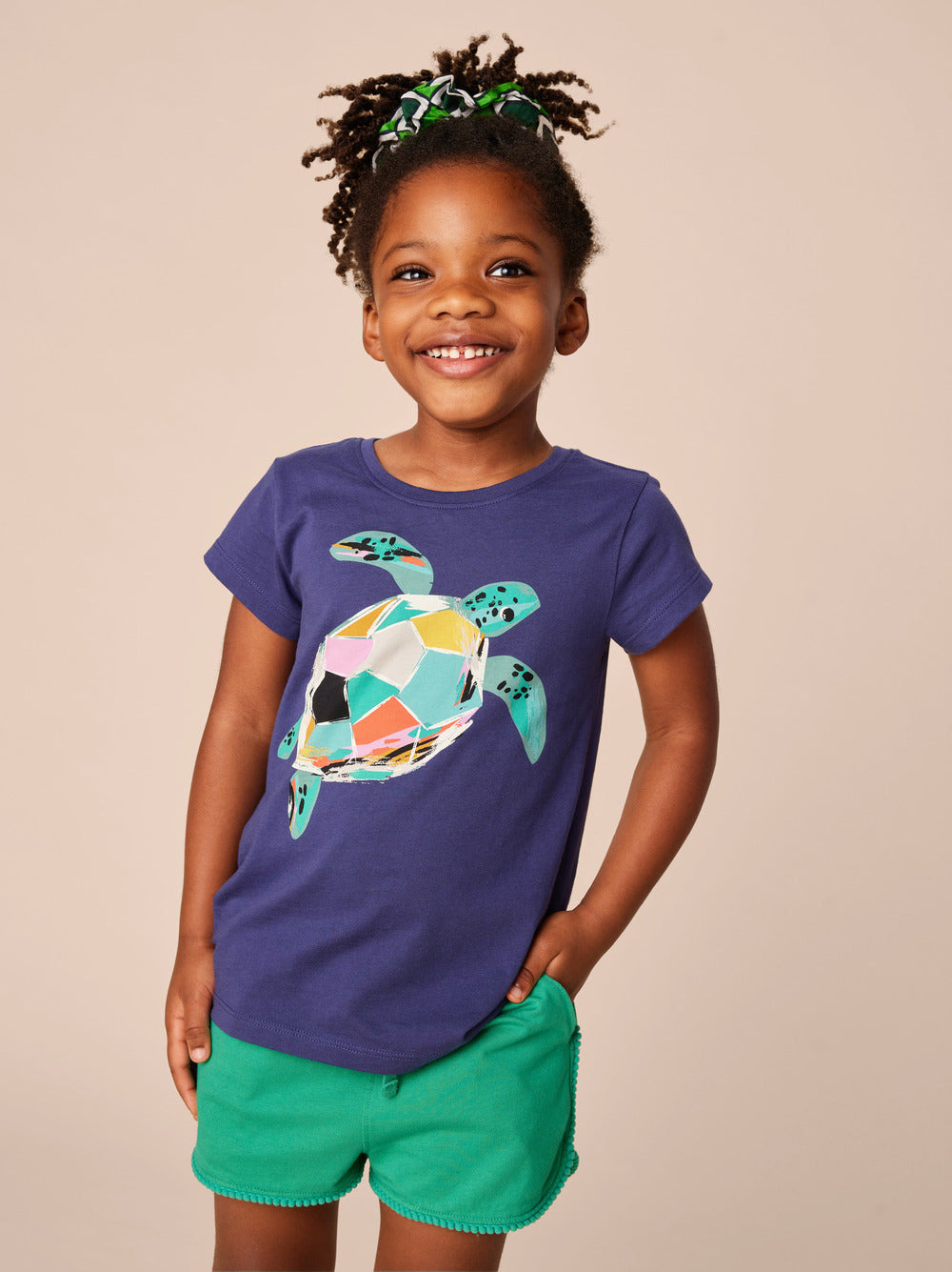 Kids Pop Turtle Graphic Tee
