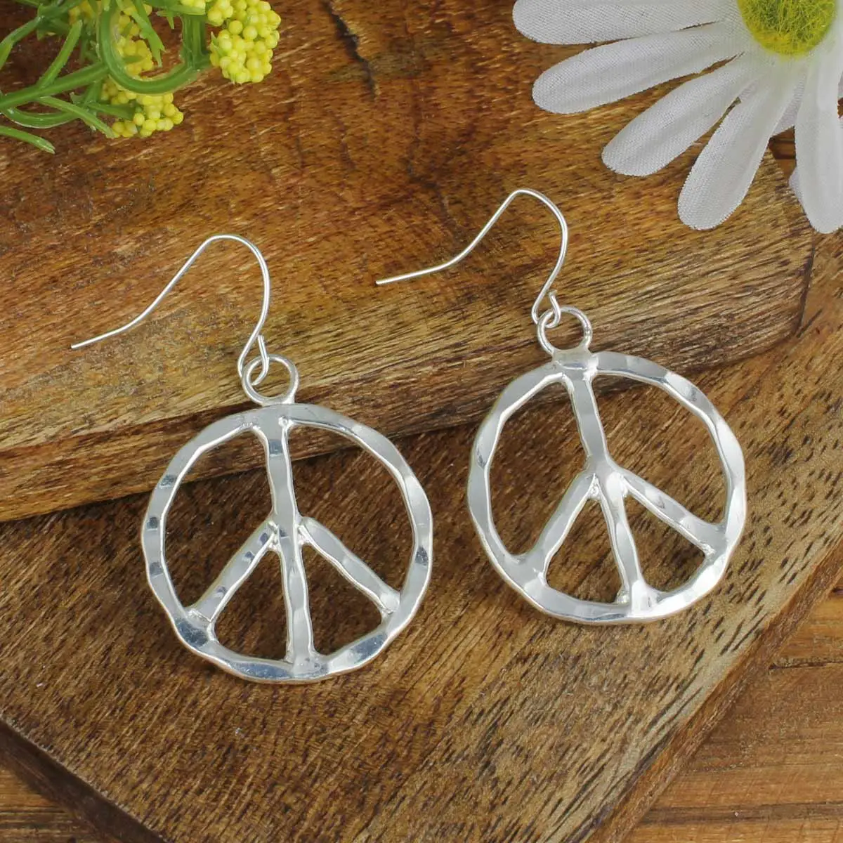 Peace Sign Earrings