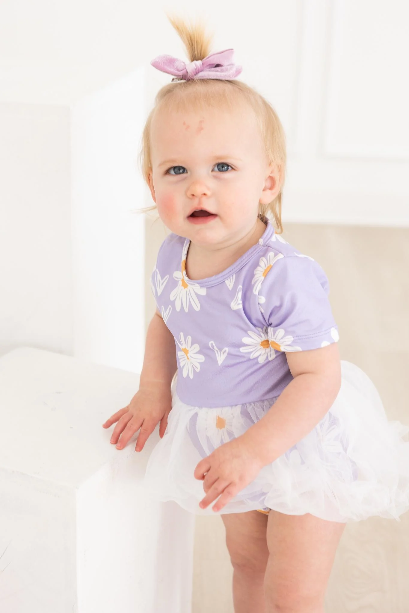 I Heart Daisies Tutu Baby Dress