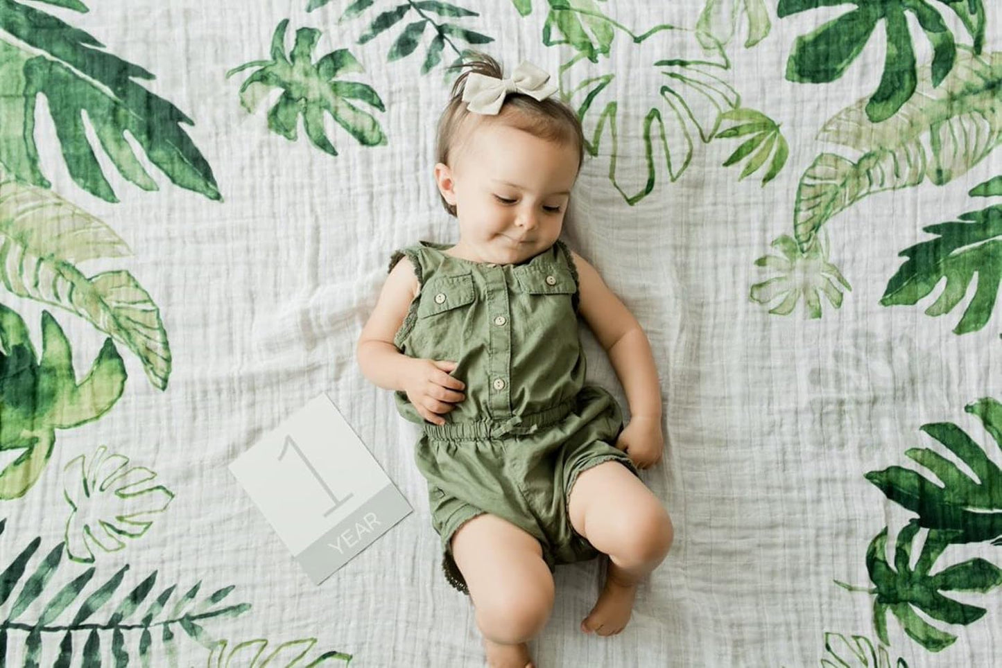Photo Blanket - Tropical Leaf
