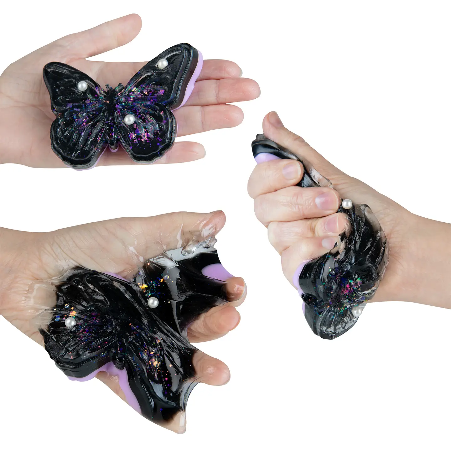 Taba-Licious Glitter Butterfly Squishy