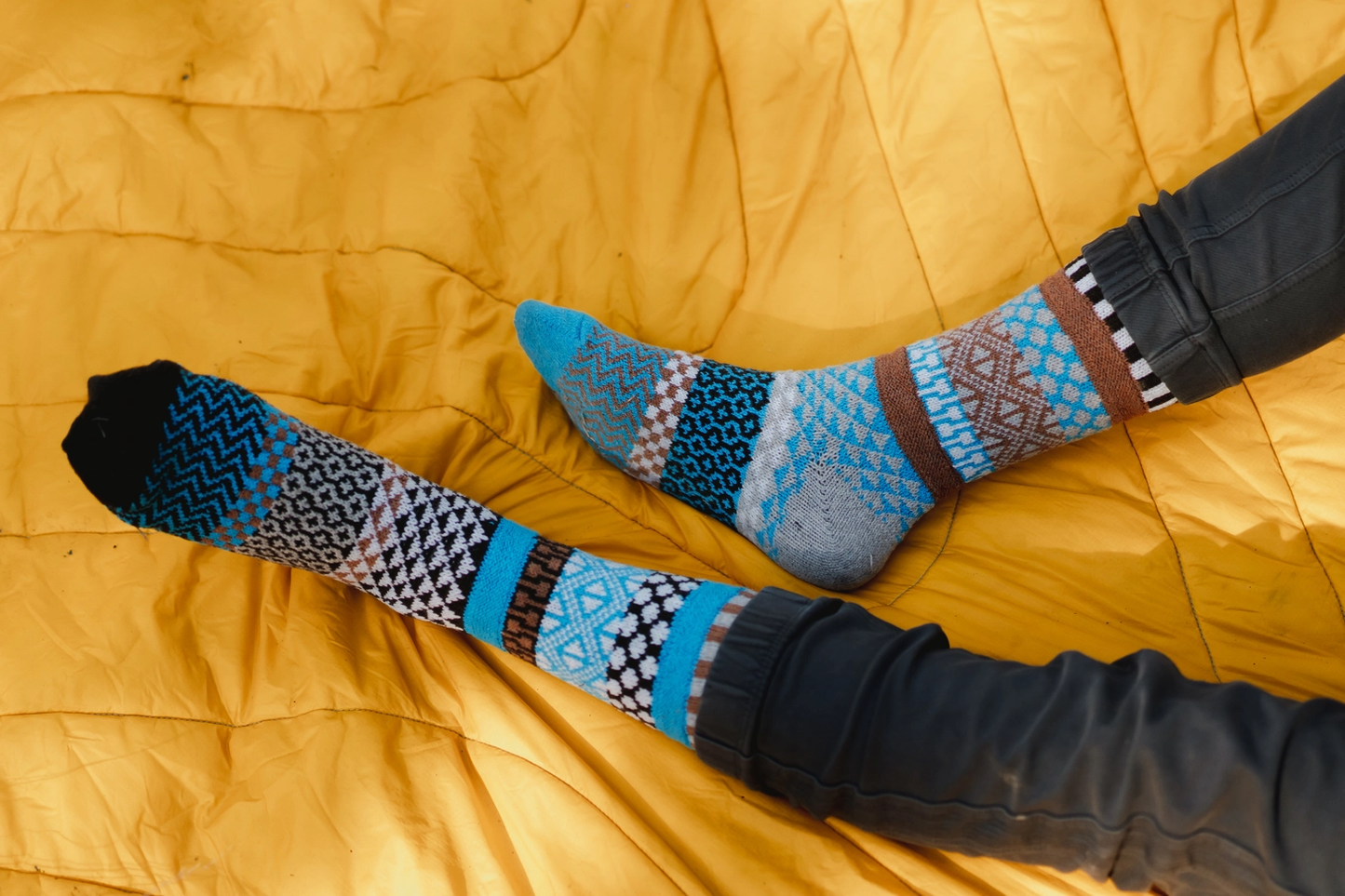 Walnut Wool Crew Socks
