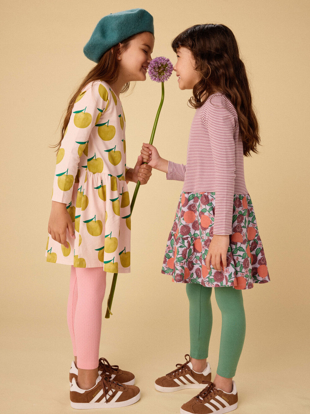Girls Persimmon Twirl Dress