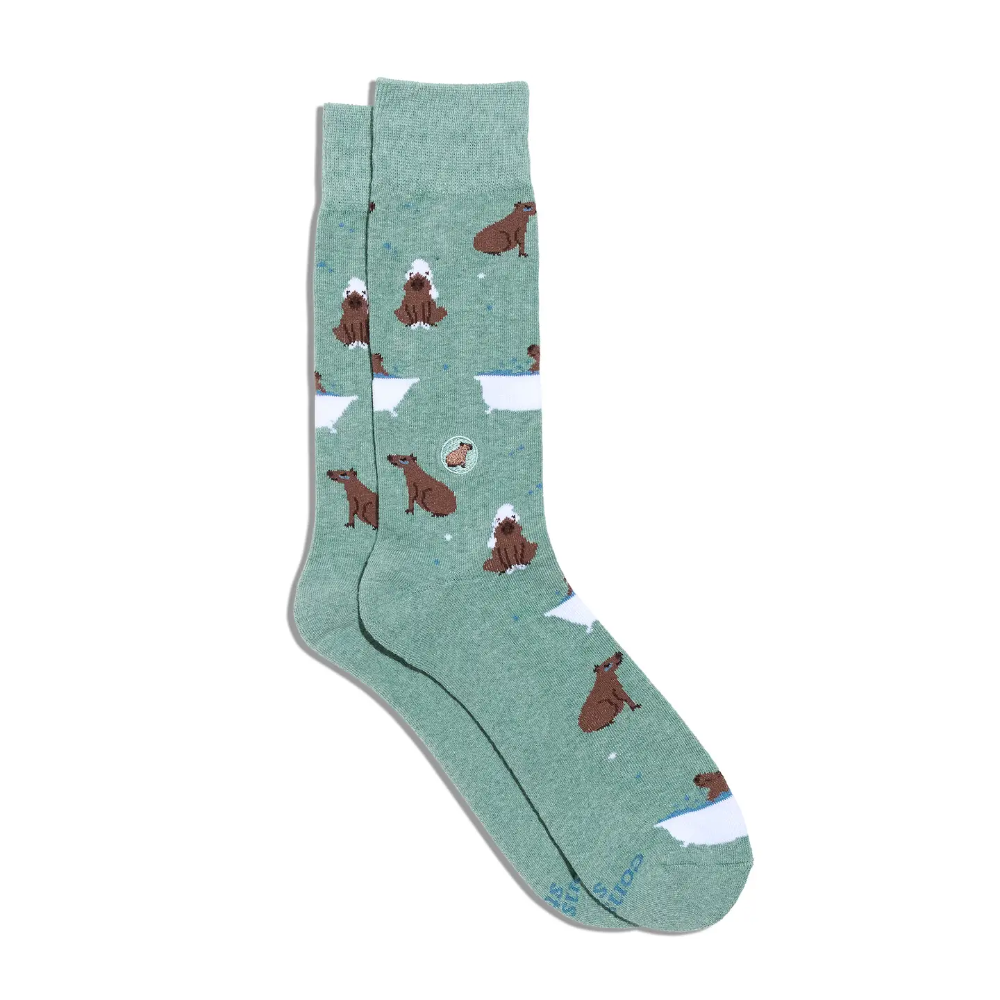 Socks That Support Mental Health - Yoga Capybaras