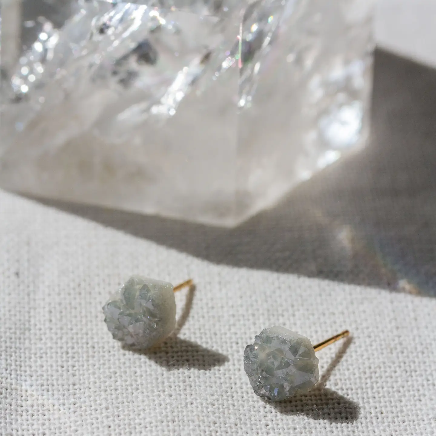 Stardust Druzy Stud Earrings