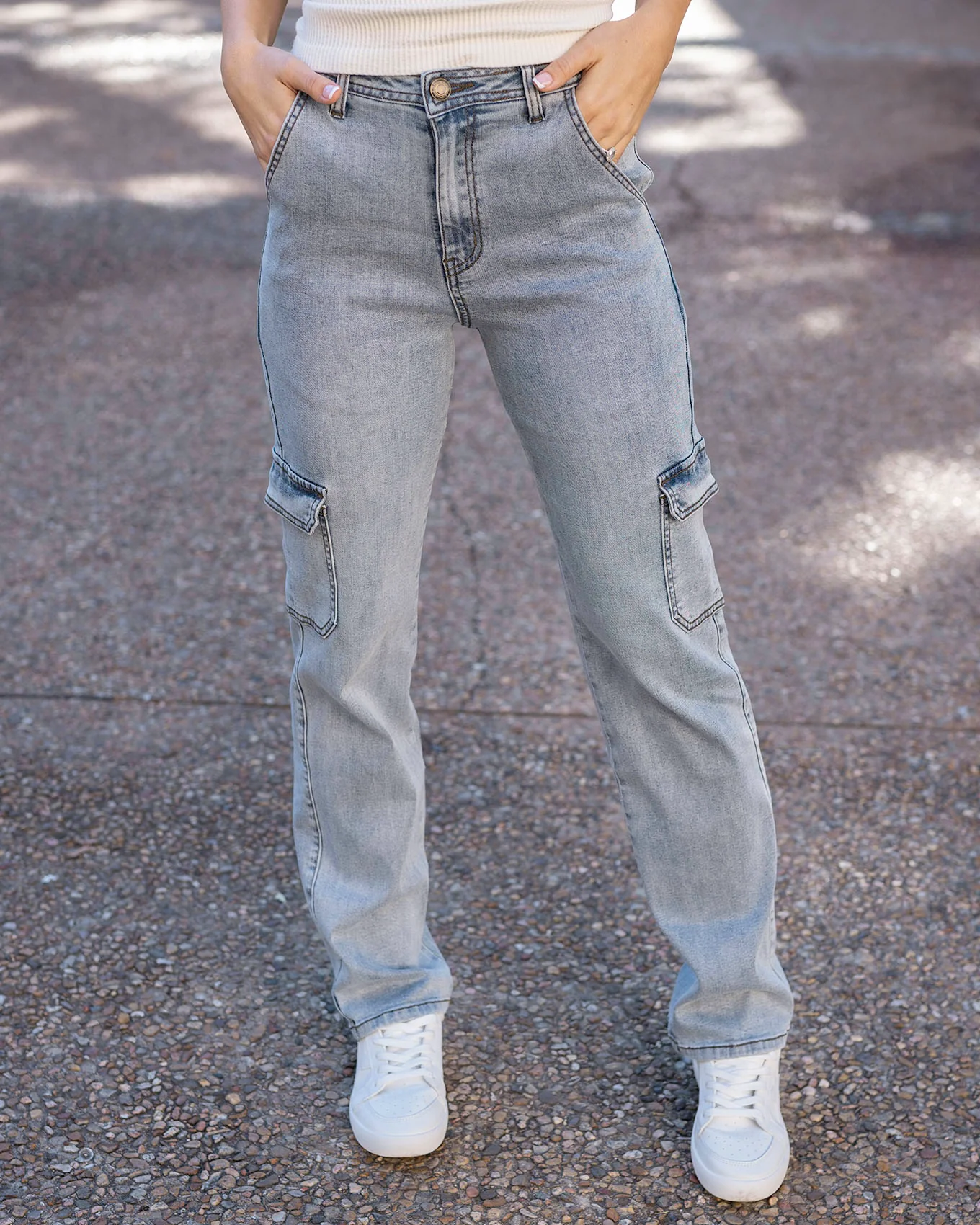 Soft Wash Cargo Jeans