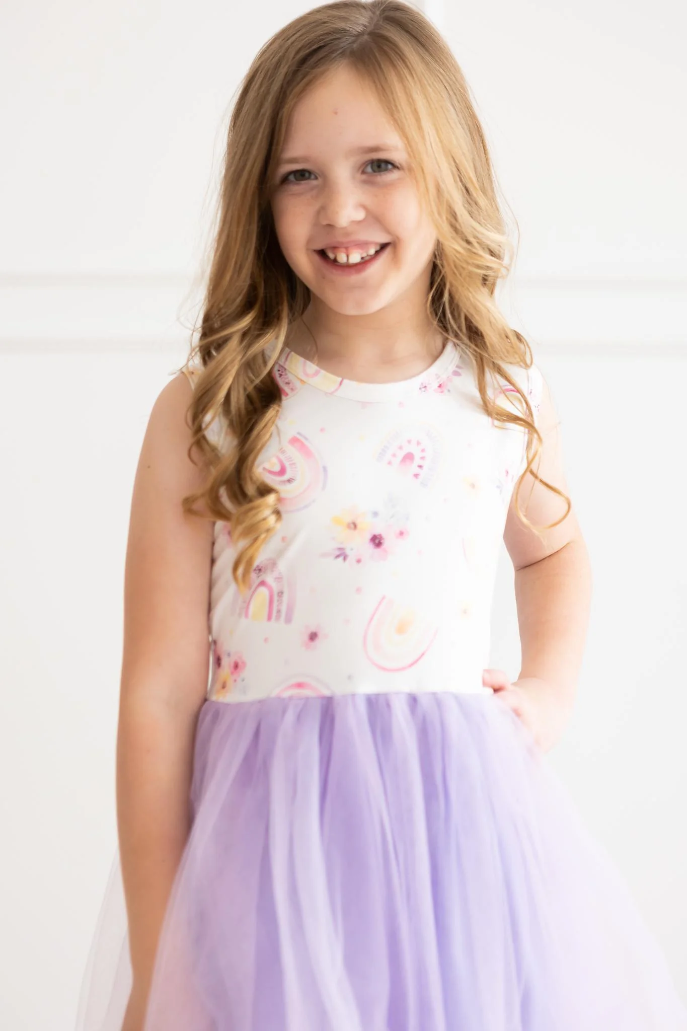 Rainbow Meadows Tutu Dress
