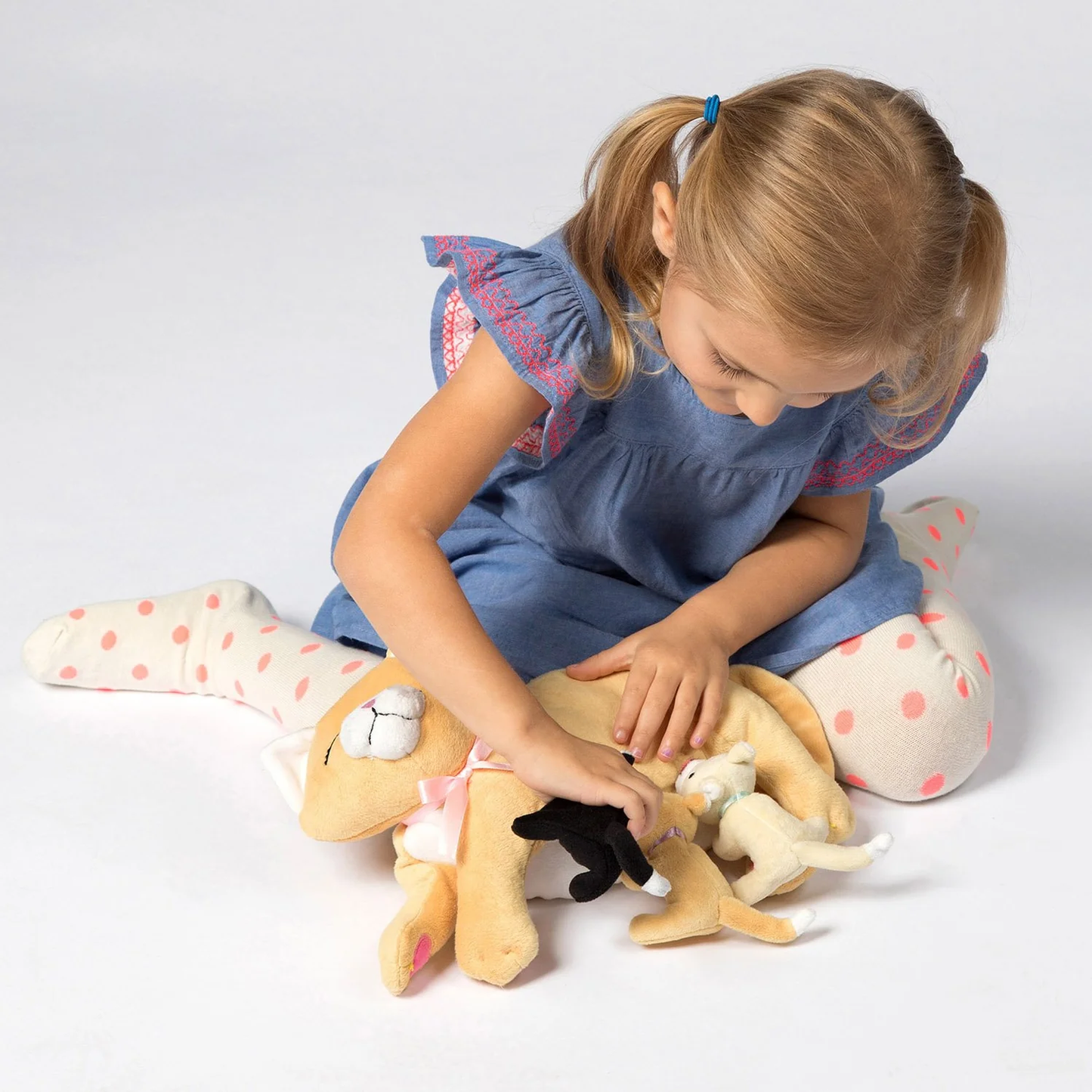 Nursing Nina Cat Stuffed Animal
