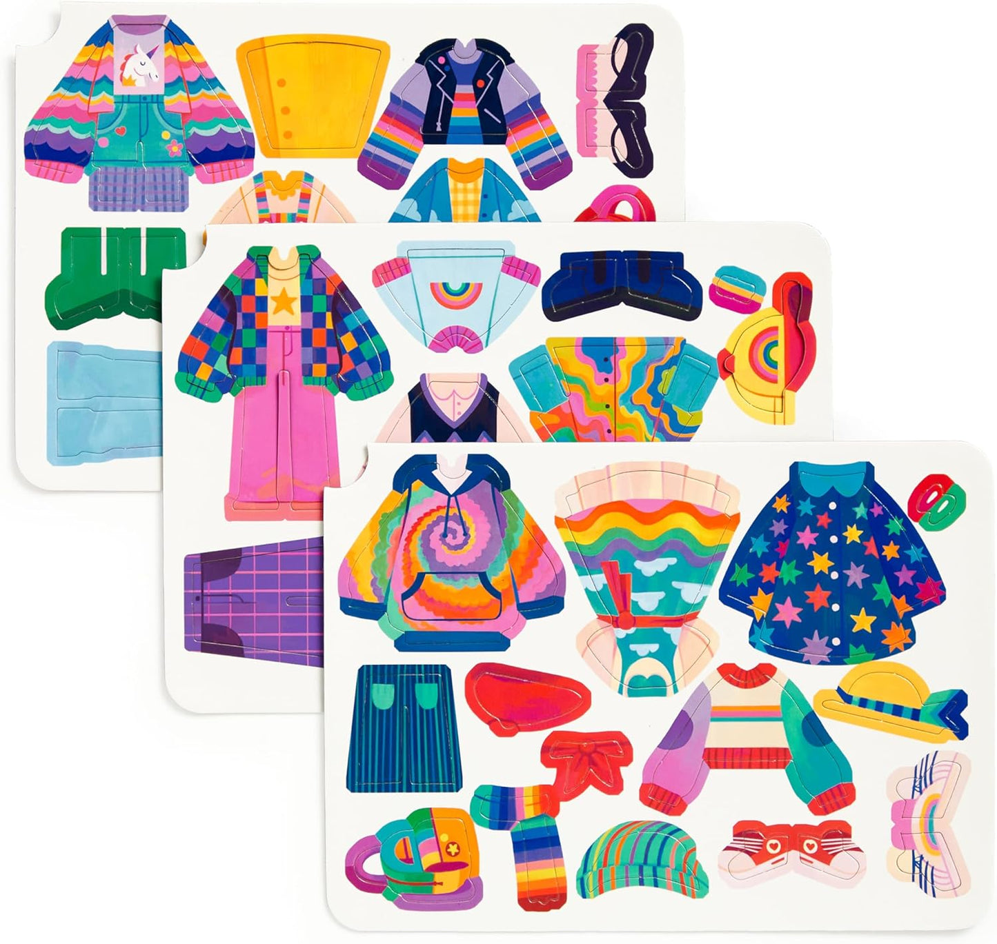 Rainbow Fashion Magnetic Dress Up