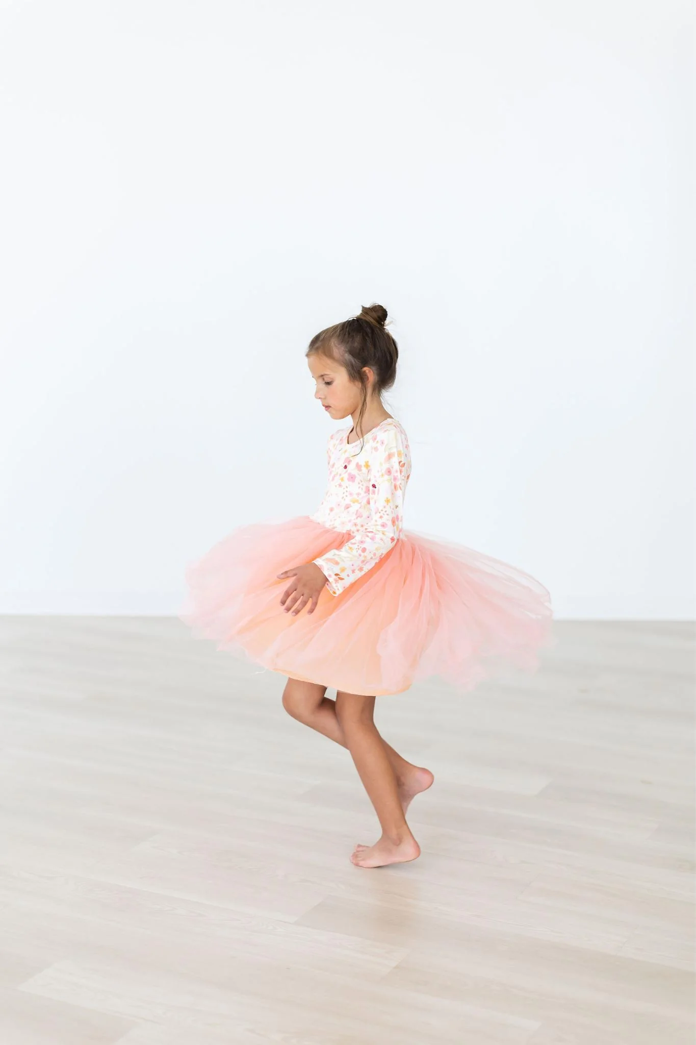 Wild Paintbrushes LS Tutu Dress