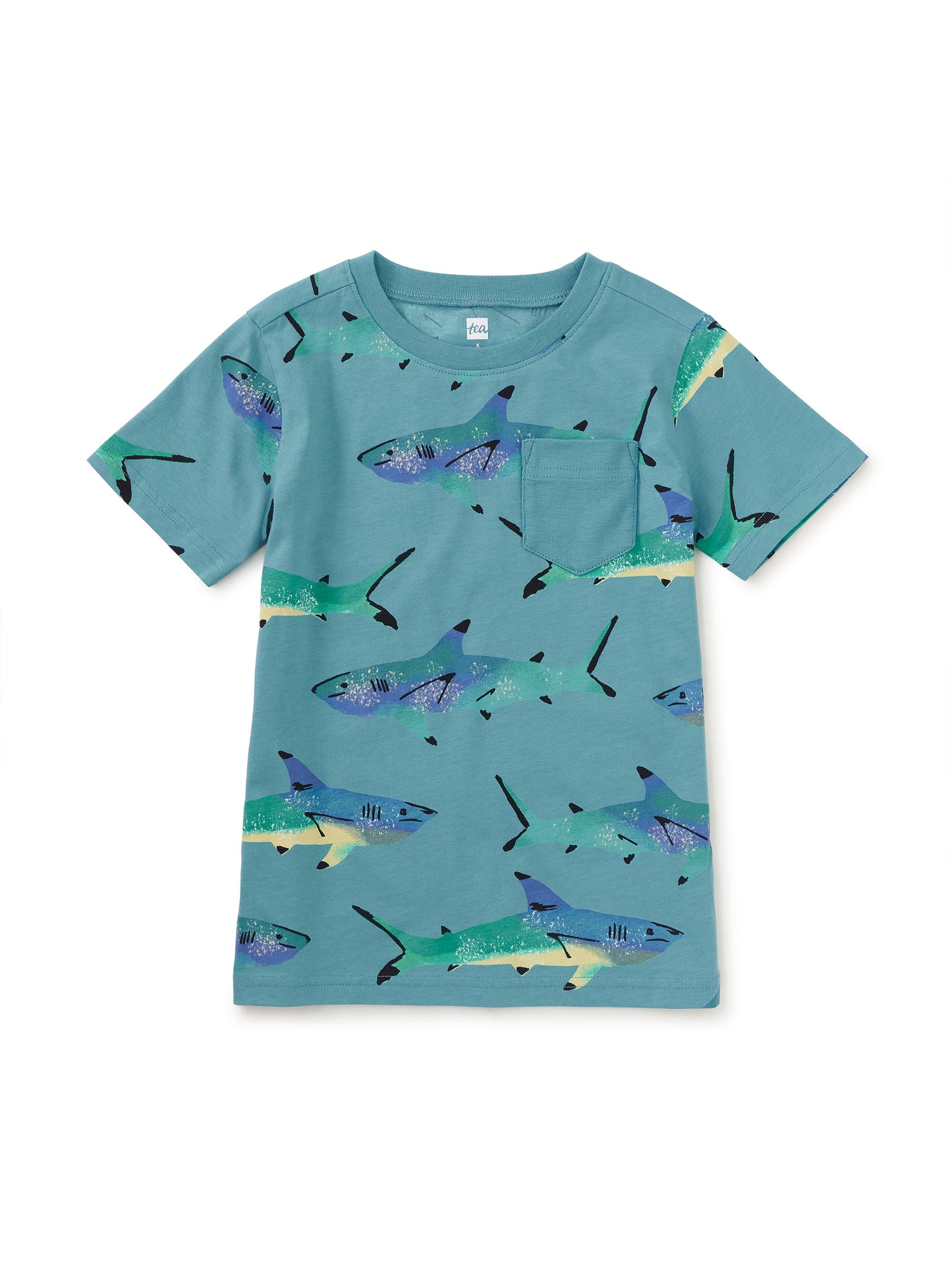 Kids Painted Shark Tee