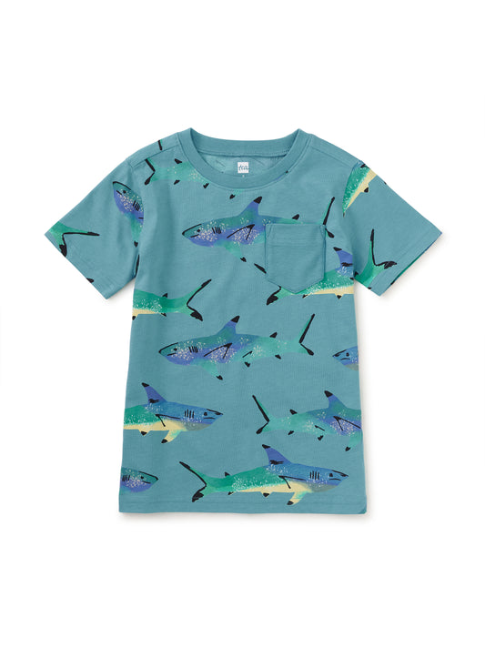Kids Painted Shark Tee