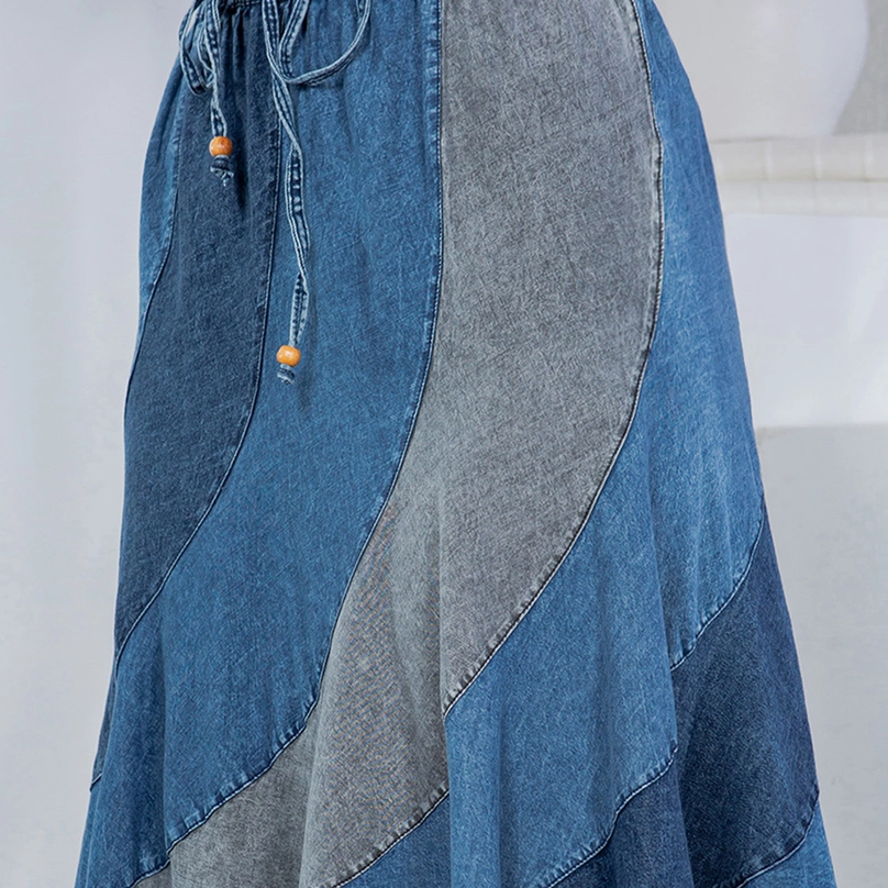 Denim Magic Asymmetrical Skirt