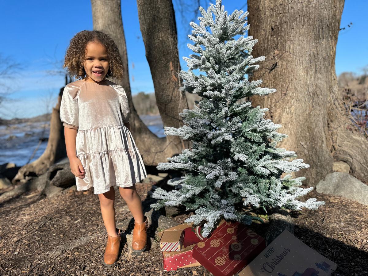 Girls Velvet Alice Dress
