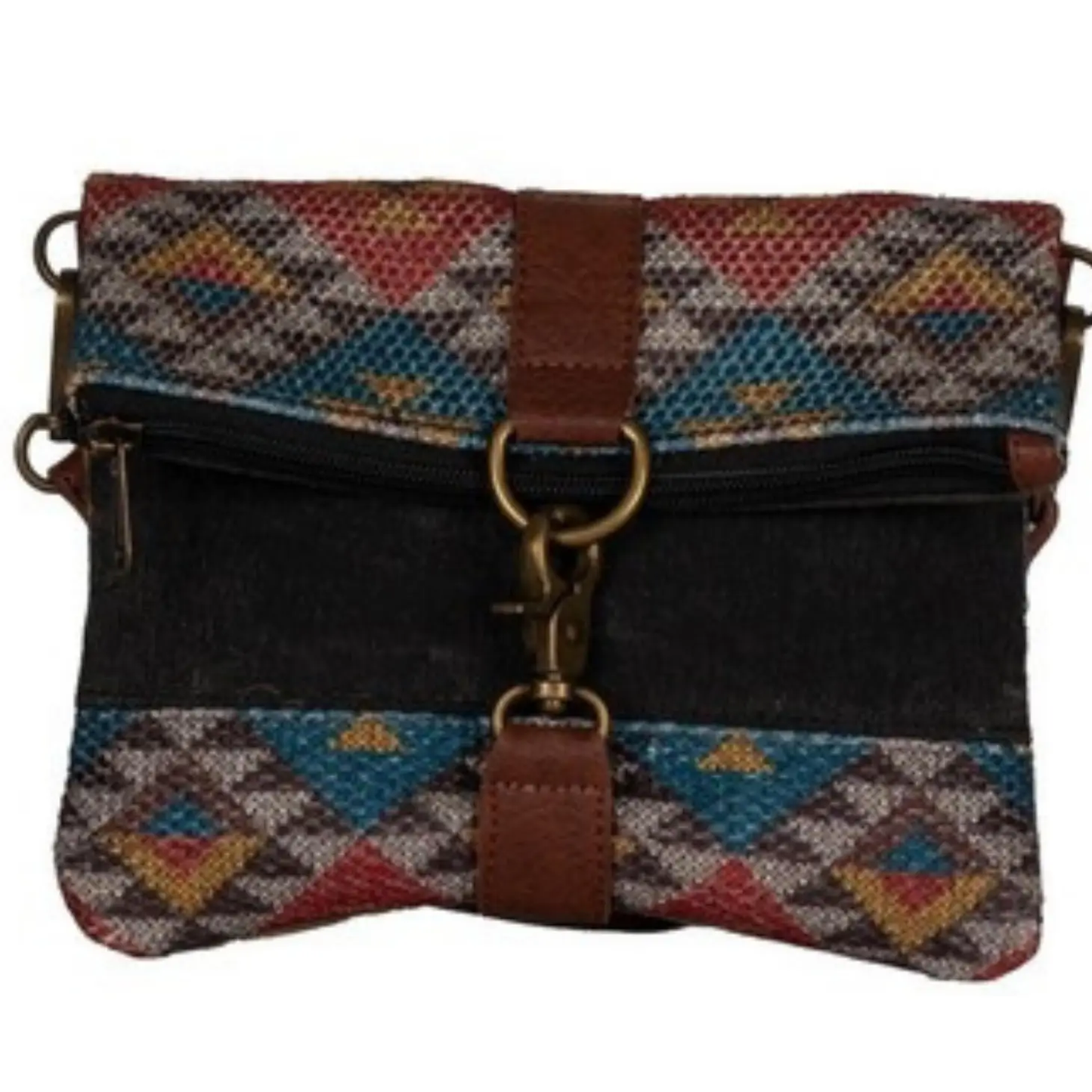 Paige Up-Cycled Durrie Crossbody