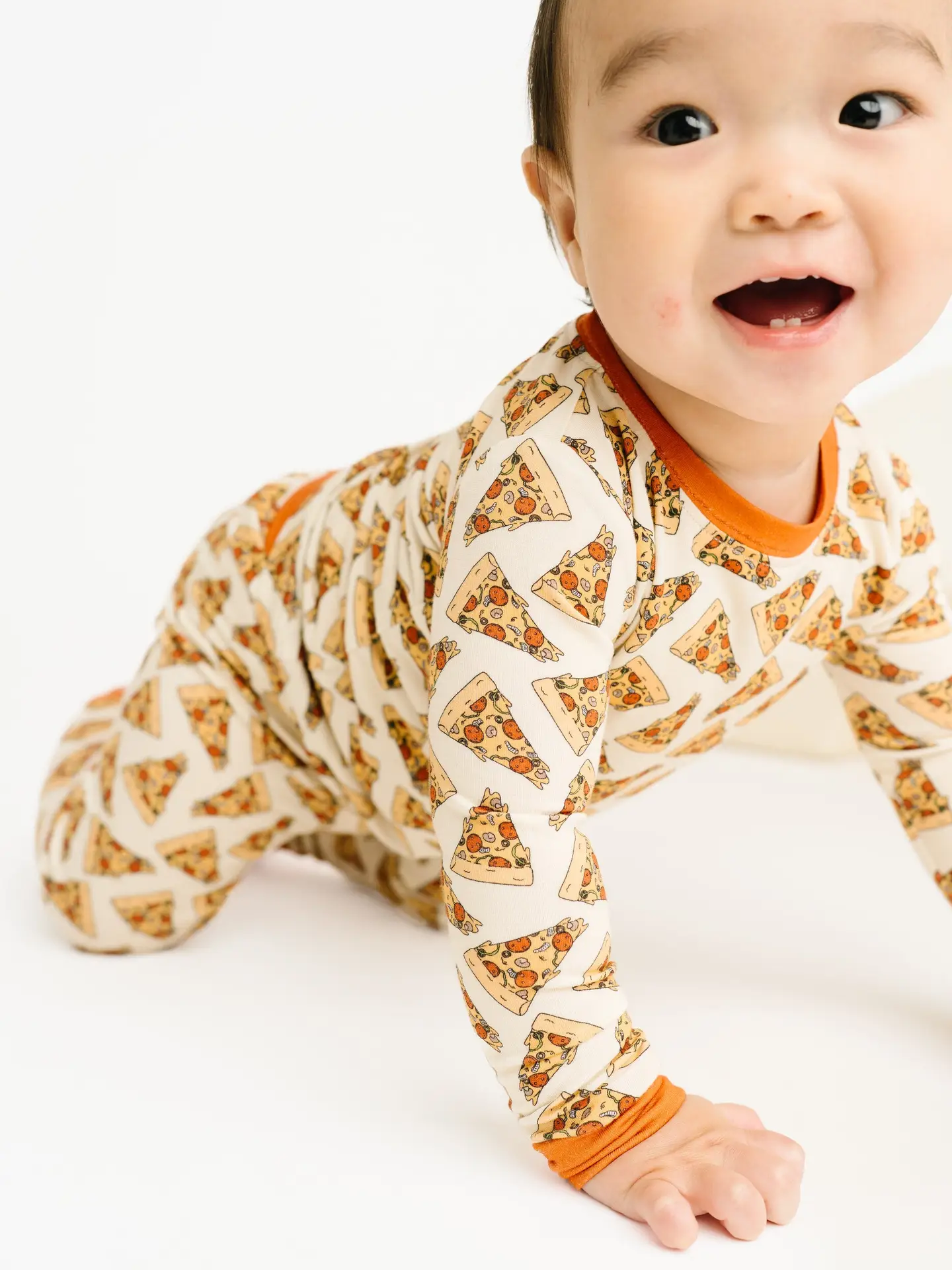 Kids Pizza Please Bamboo Pajamas