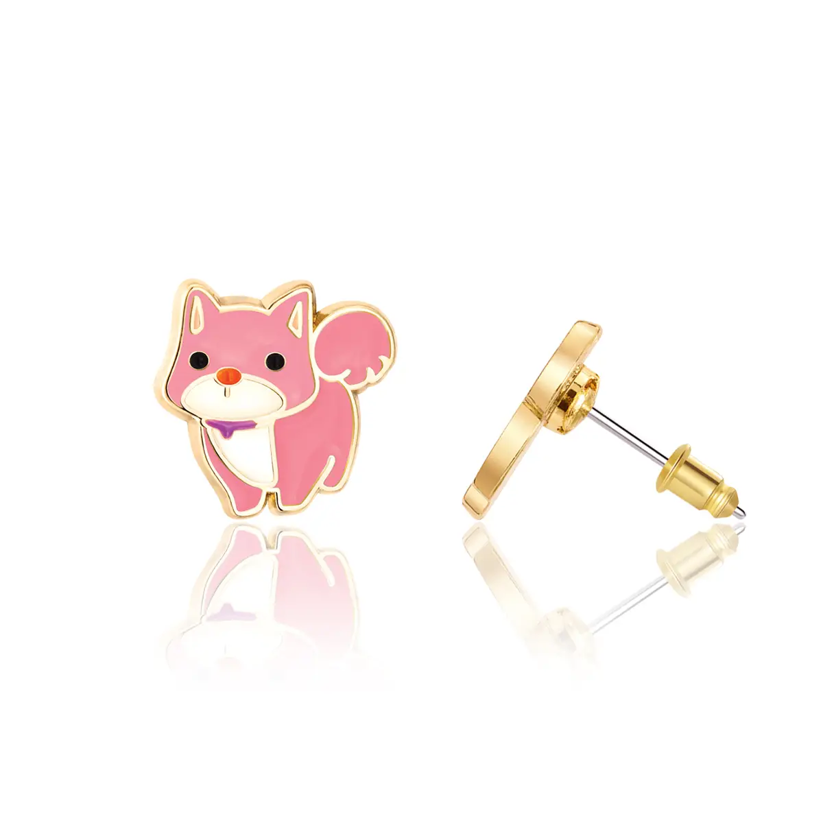 Charming Corgi Stud Earrings