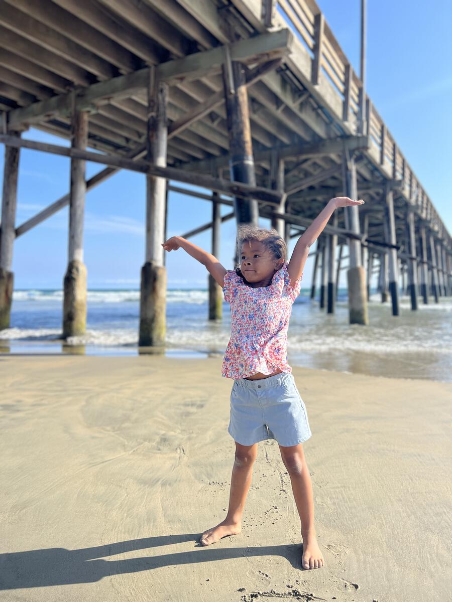 Girls Kinsley Denim Shorts
