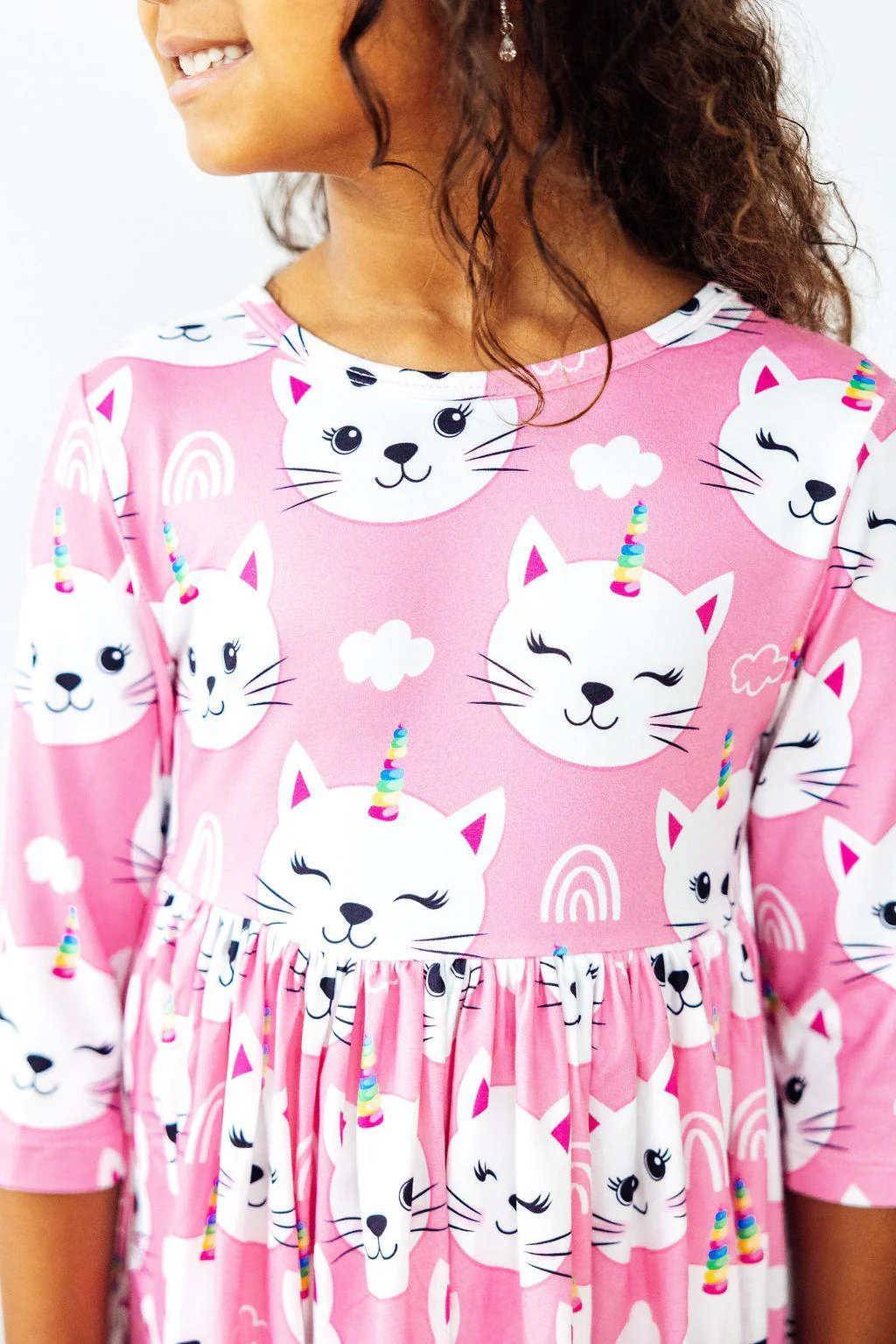 Unicorn Kitties Twirl Dress