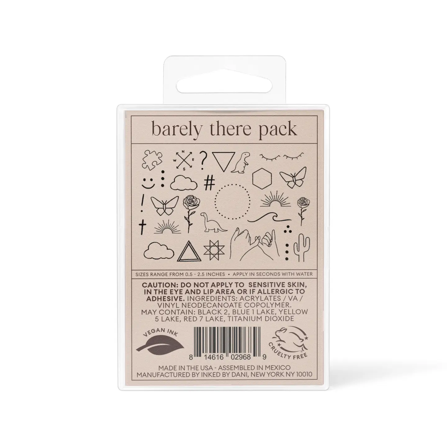 Temporary Tattoo Pack