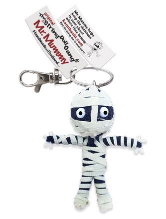 Mr Mummy String Doll Keychain