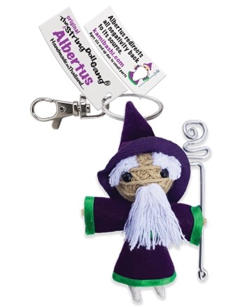 Albertus Wizard String Doll Keychain