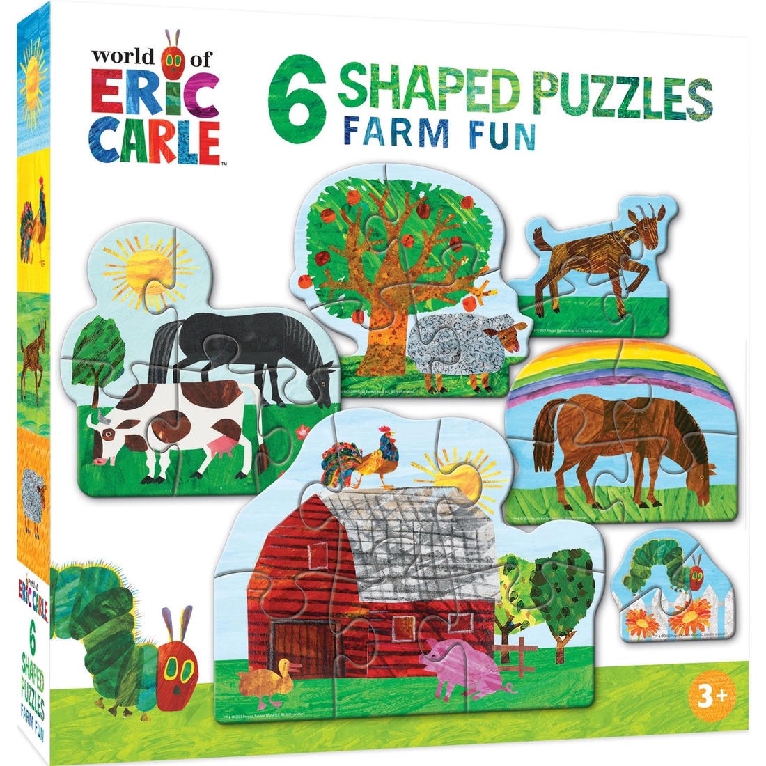 Eric Carle Farm Life Mini Shaped Puzzle Set