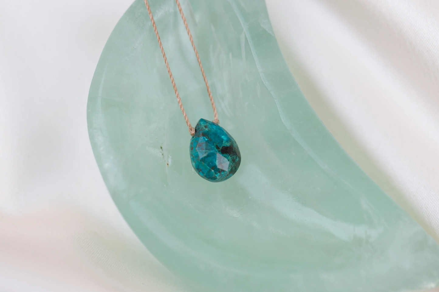Luxe Necklace Chrysocolla for Hope
