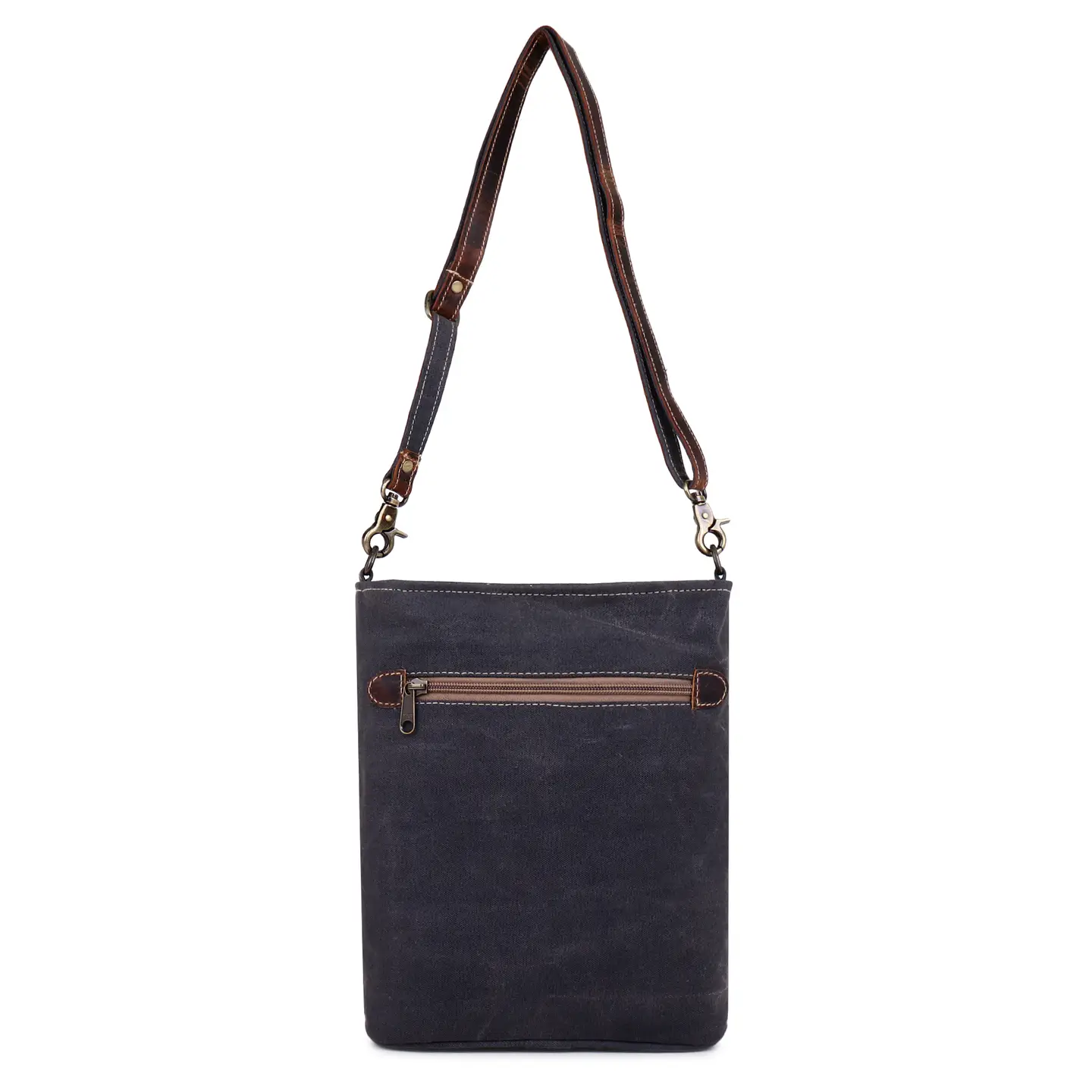 Women's Crossbody Bag - Black + White