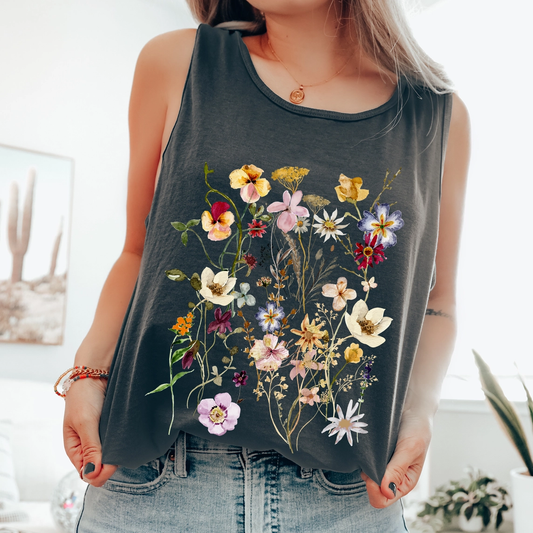 Pressed Flowers Tank