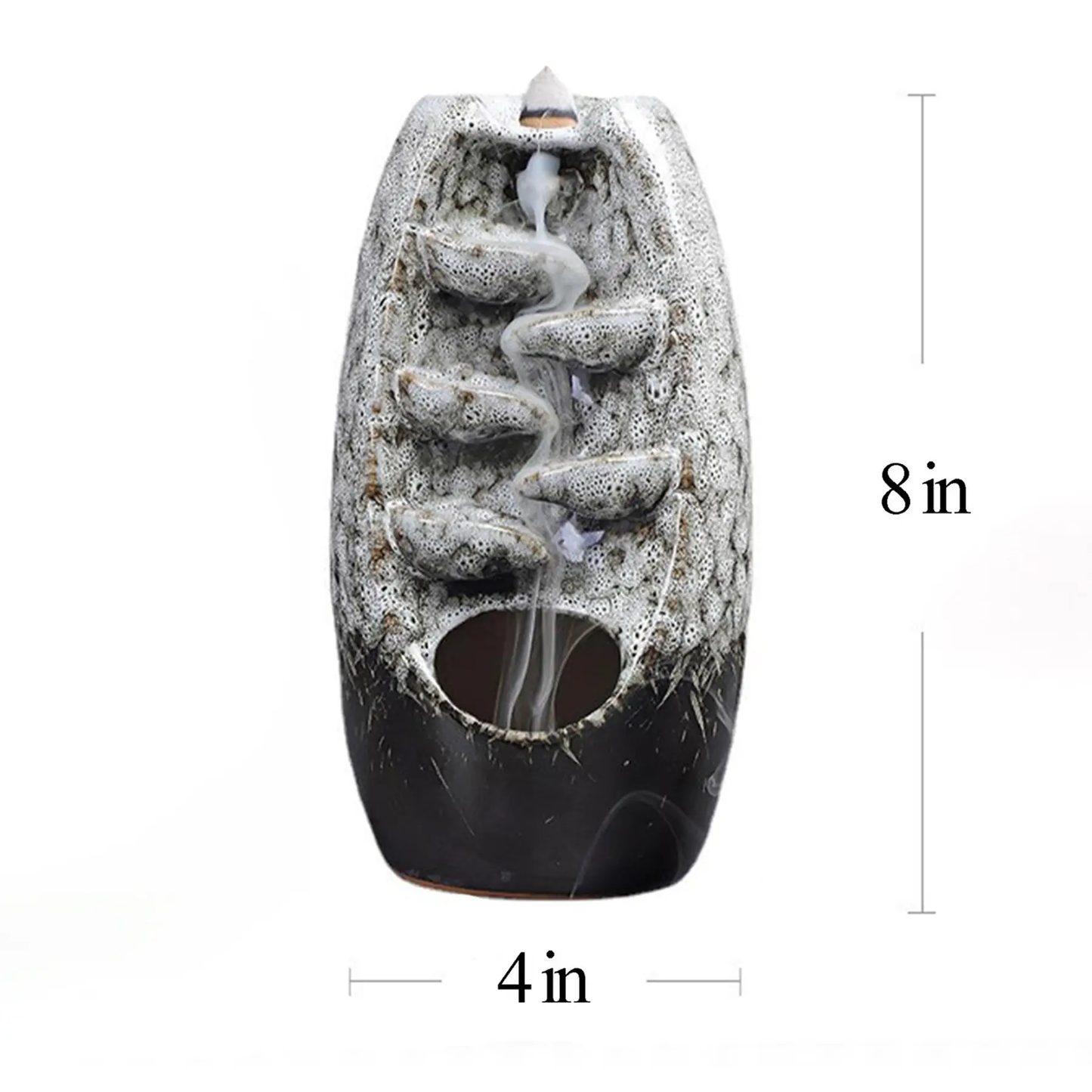 Serenity Stream Ceramic Backflow Incense Burner