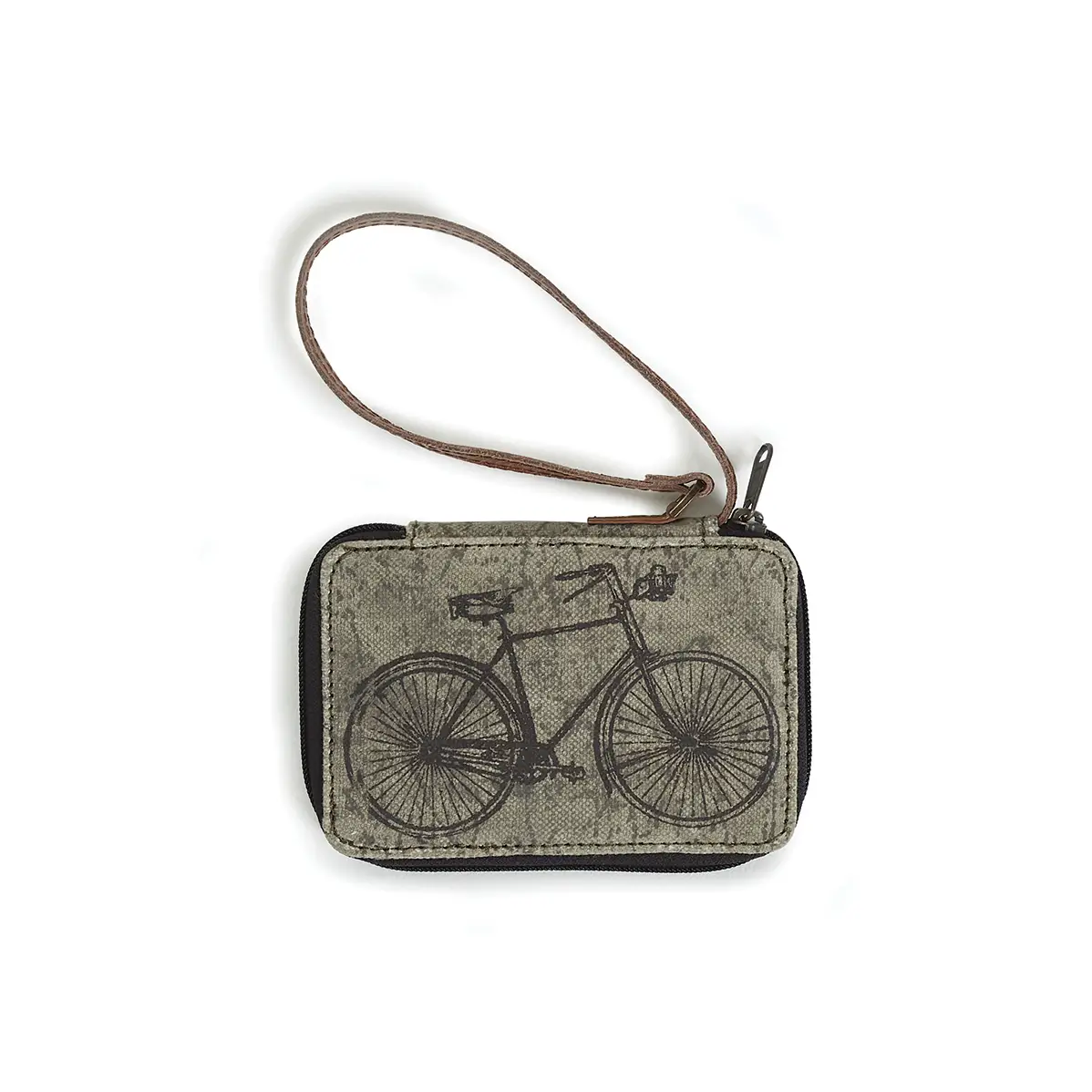 Cruiser Bike Zip Canvas Wallet