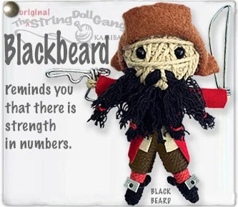 Blackbeard Pirate Keychain