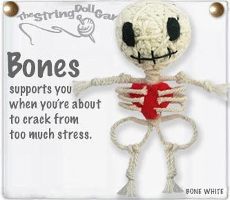 Bones String Doll Keychain