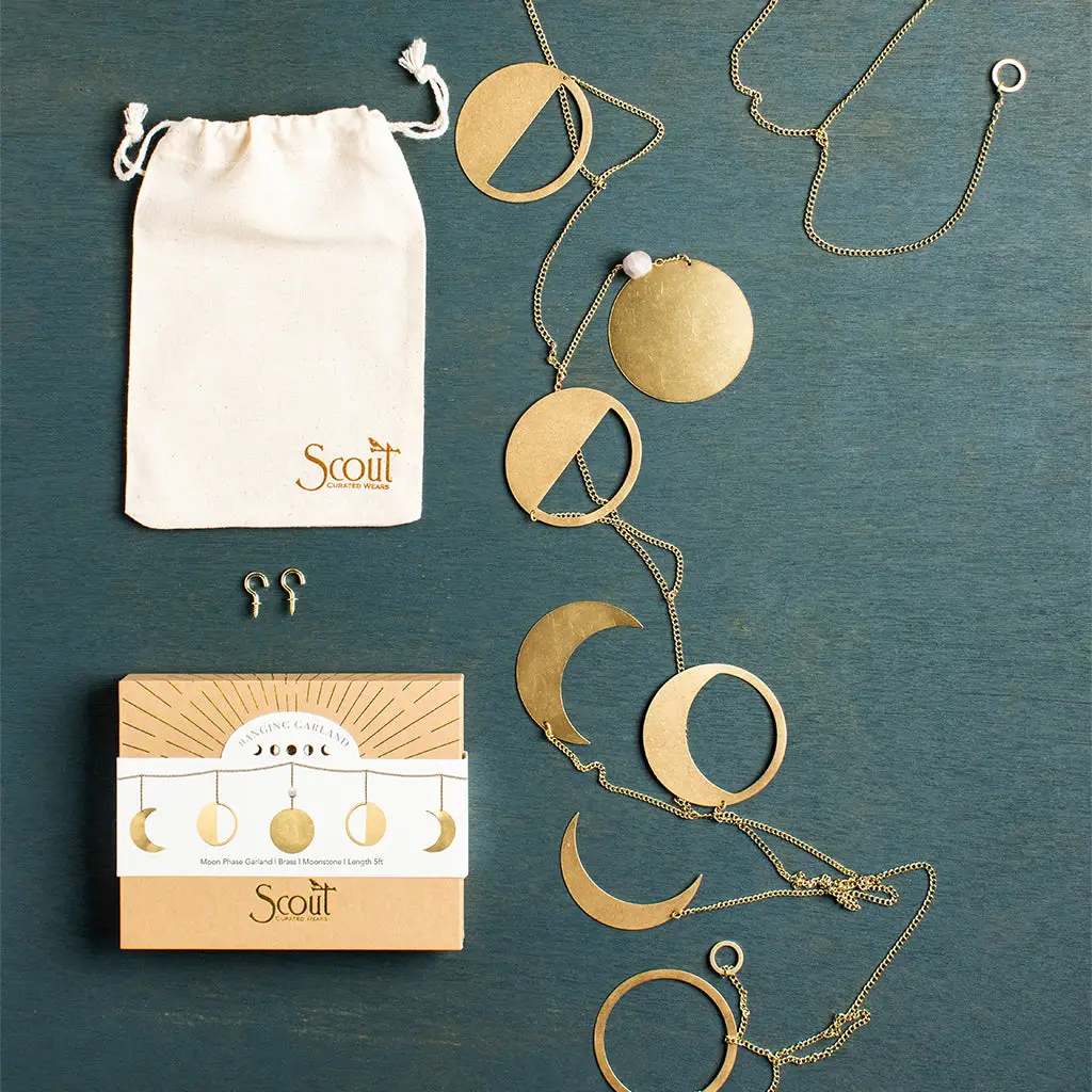 Metal Garland Moon Phase