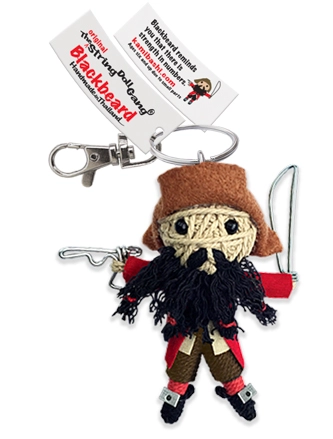 Blackbeard Pirate Keychain