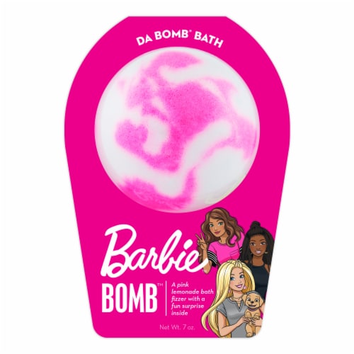 Bath Fizzer Barbie Pink Swirl