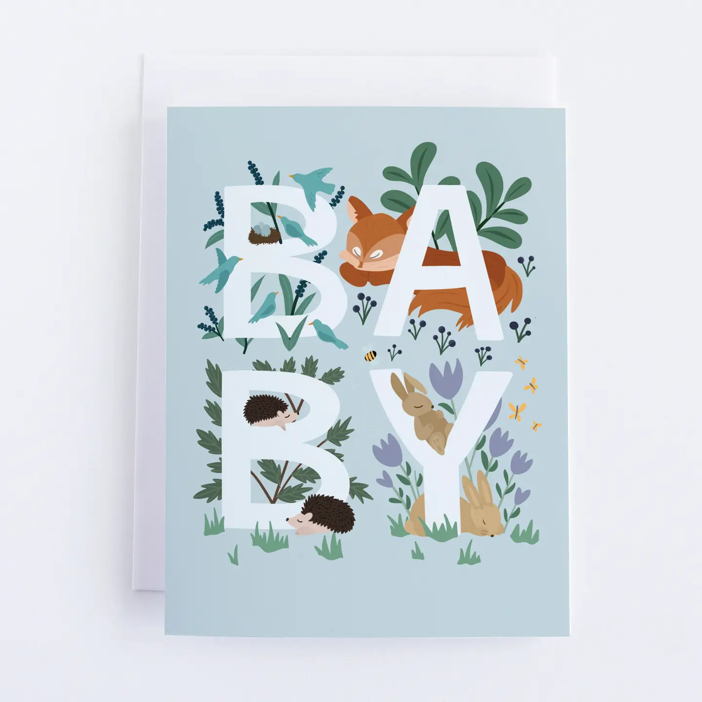 Baby Woodland Card