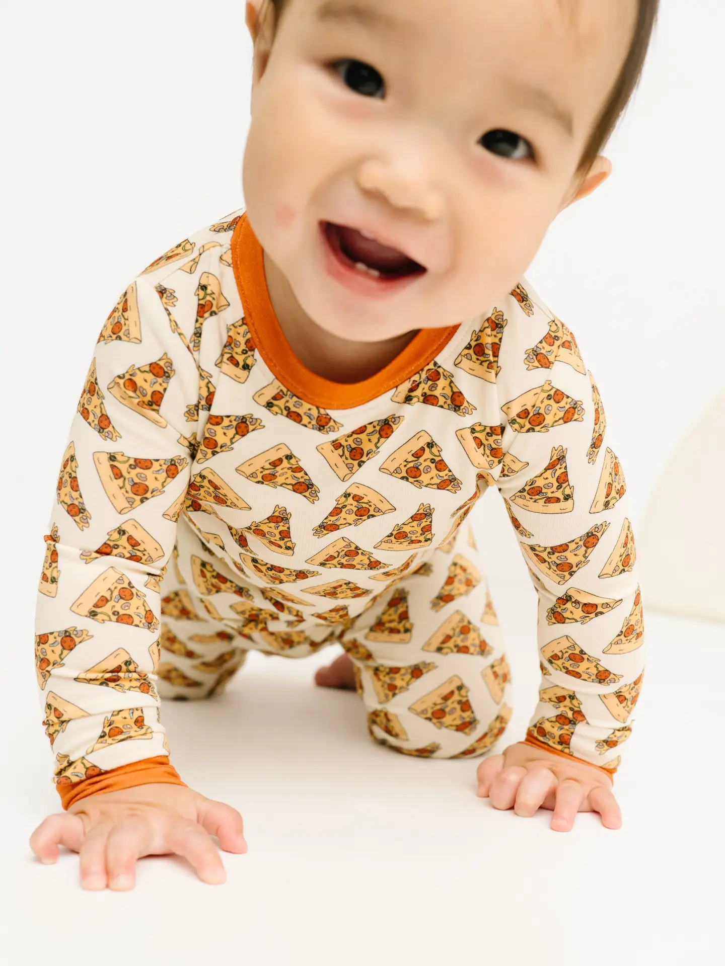 Kids Pizza Please Bamboo Pajamas