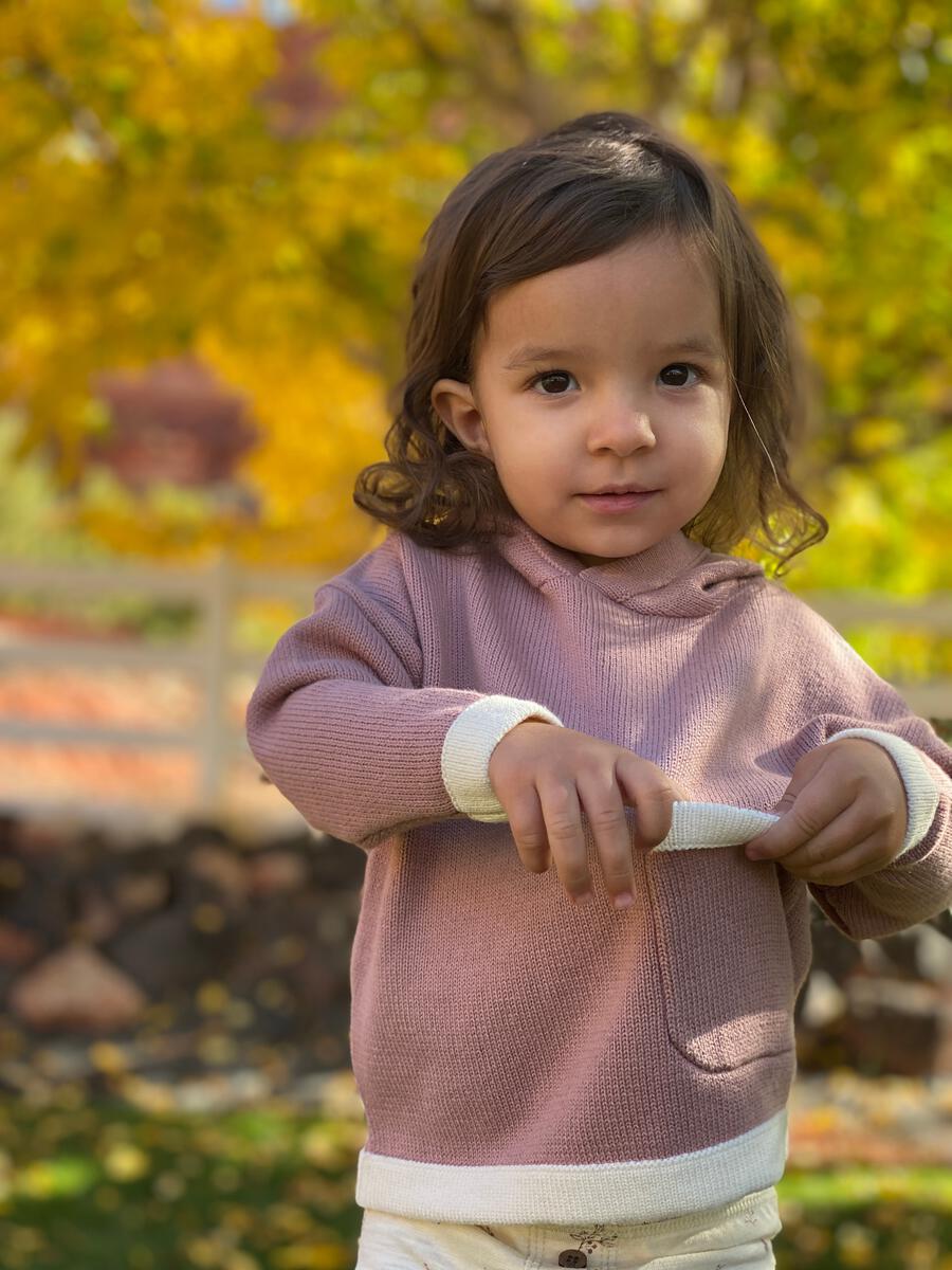 Tegen Knitted Baby Sweater