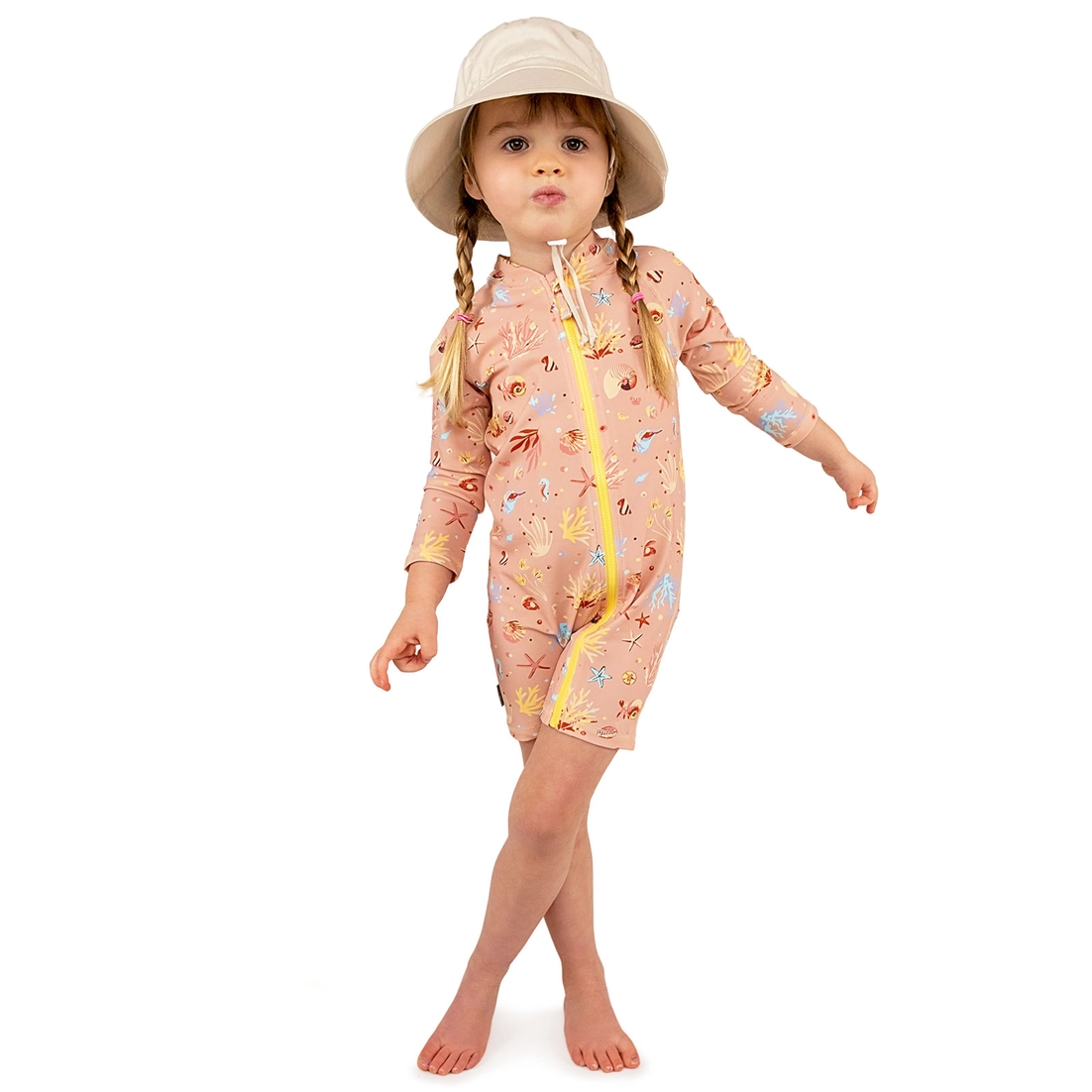 Tidal Pool LS Swimsuit Jumpsuit