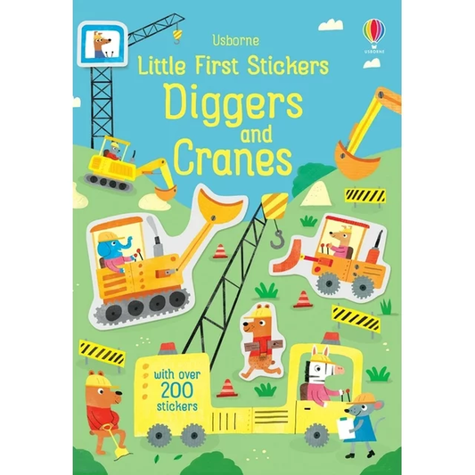 First Stickers Diggers & Cranes Activity Book