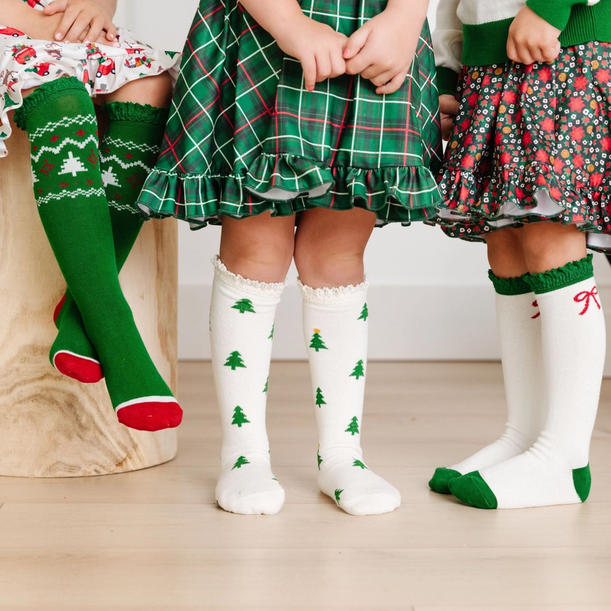 Tree Farm Knee High Socks