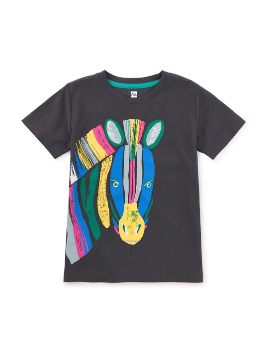 Kids Bright Zebra Tee