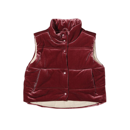 Girls Parker Velvet Vest