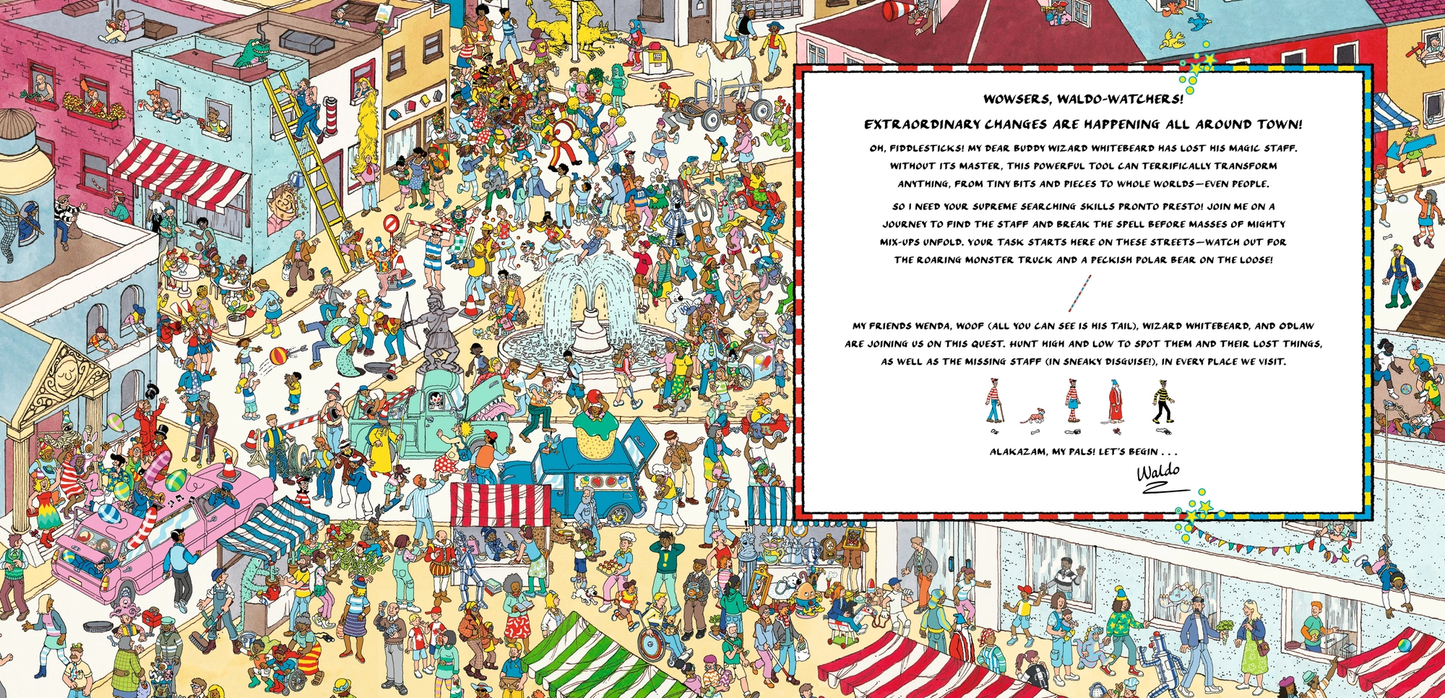 Where's Waldo? The Mighty Magical Mix-Up Book