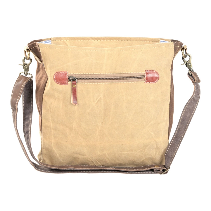 Queen Bee Canvas Crossbody Bag