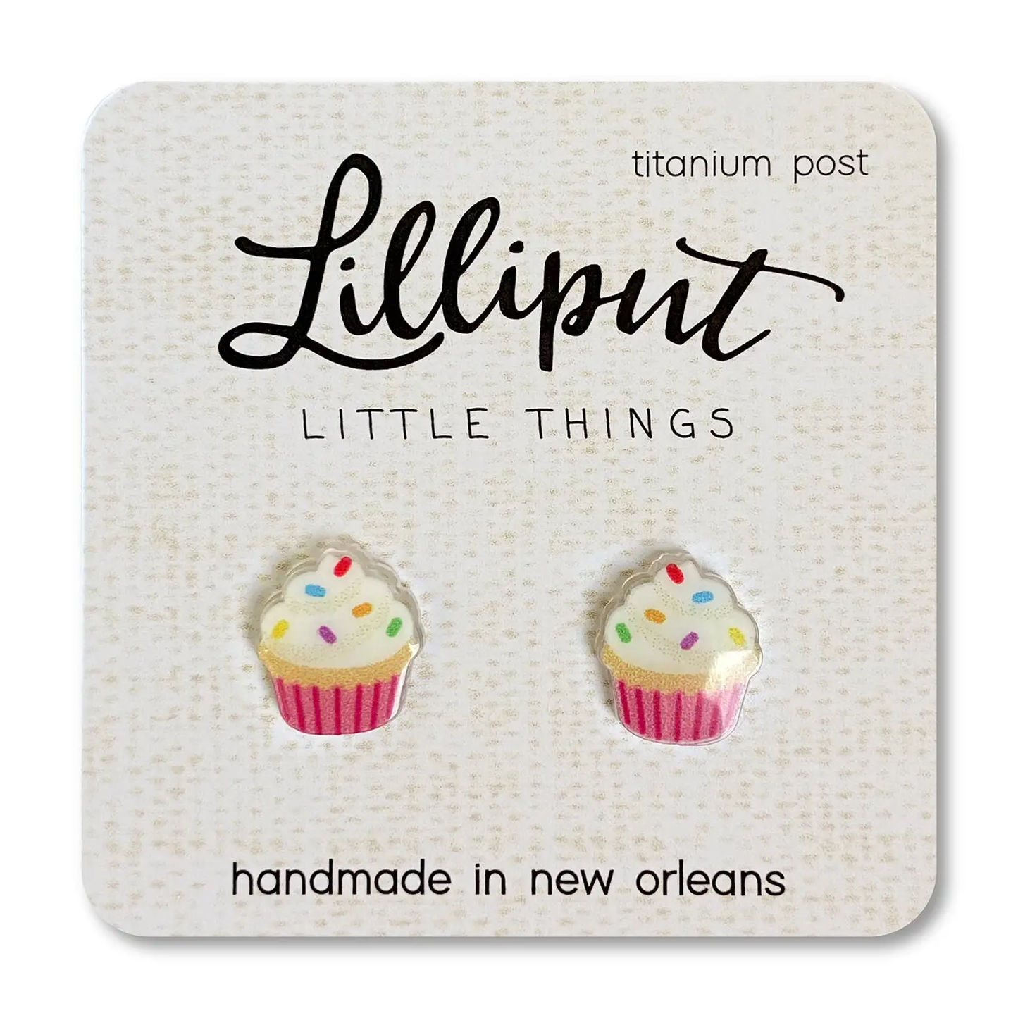 Cupcake Stud Earrings
