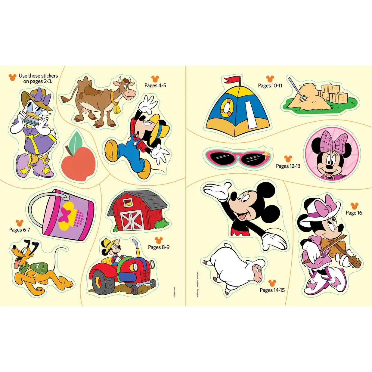 Disney's Micky My First Big Sticker Book